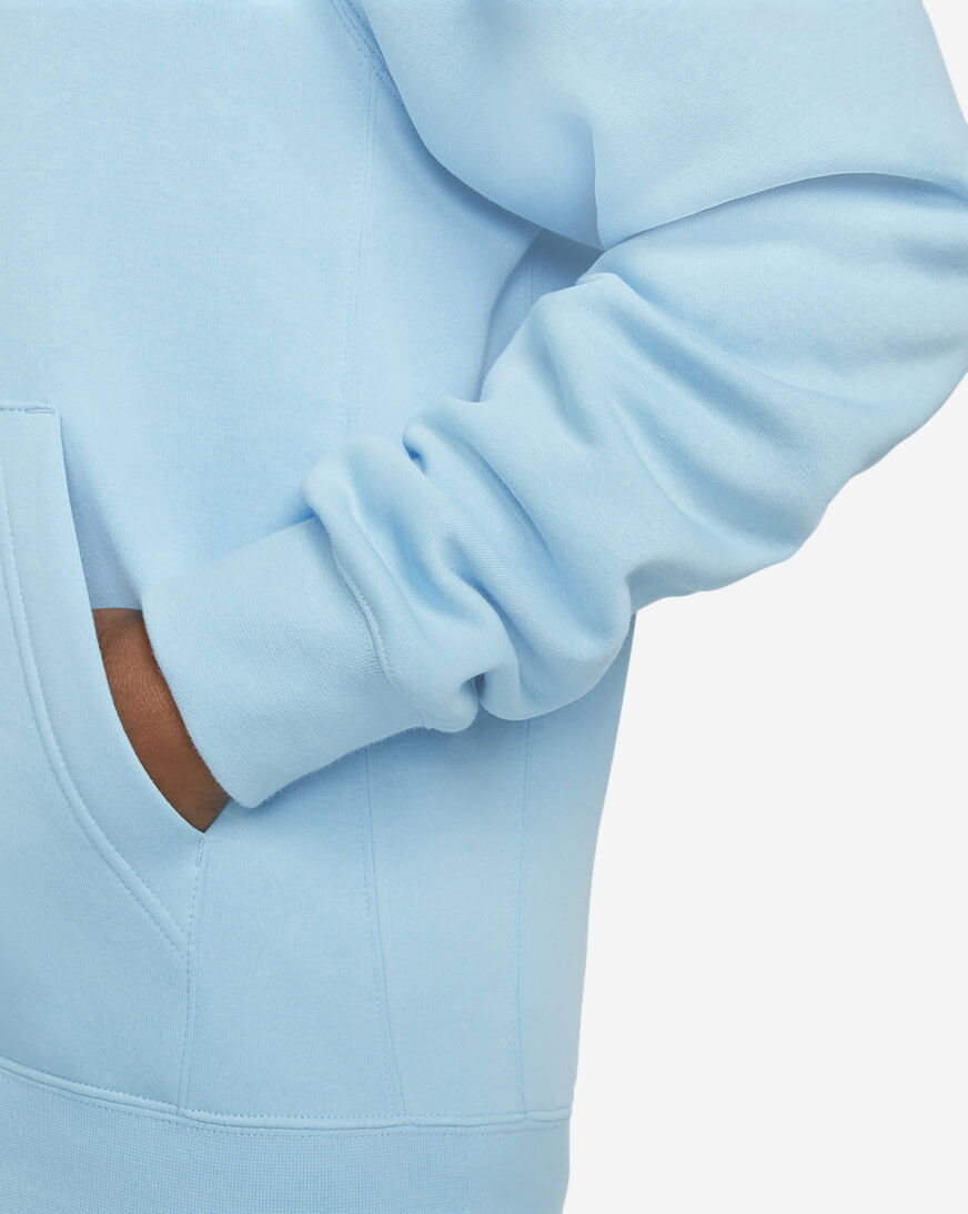 Shop Nike NSW Club Fleece Full-Zip Hoodie BV2645-499 blue