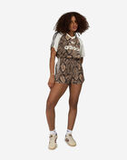 adidas Snake Print Satin Shorts KX1895 Brown 4