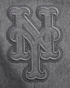 PRO STANDARD New York Mets Neutral Drop Shoulder Fleece Pull Over Hoodie  LNM5311666-DHG Grey 4