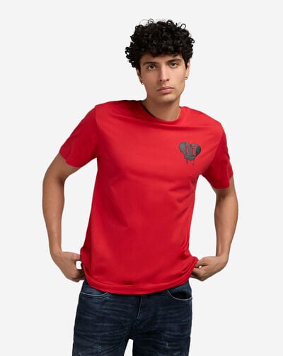 Smiley Heart Drip Tee