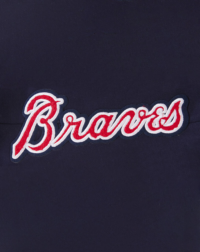PRO STANDARD Atlanta Braves Classic Fleece Sweatpant LABG34345-MDN Blue 4