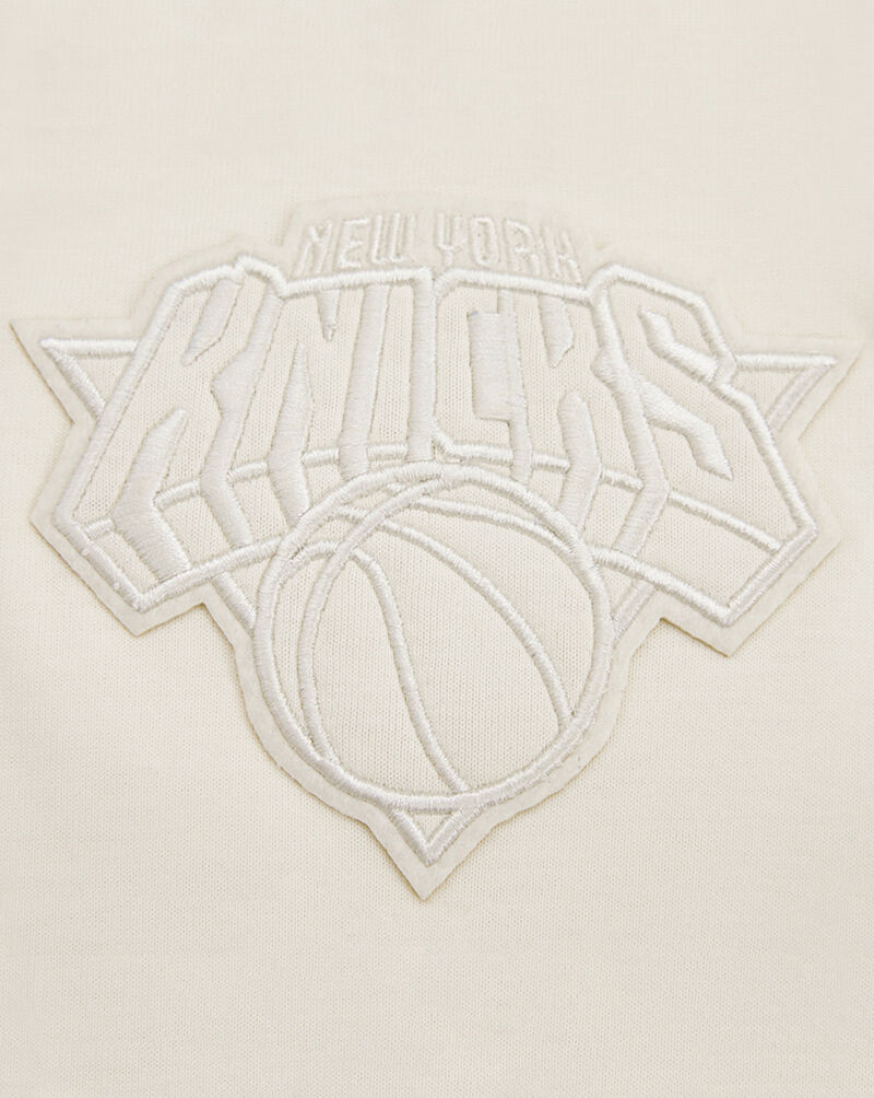 PRO STANDARD New York Knicks Neutral Drop Shoulder Tee BNK158150-EGG cream 2