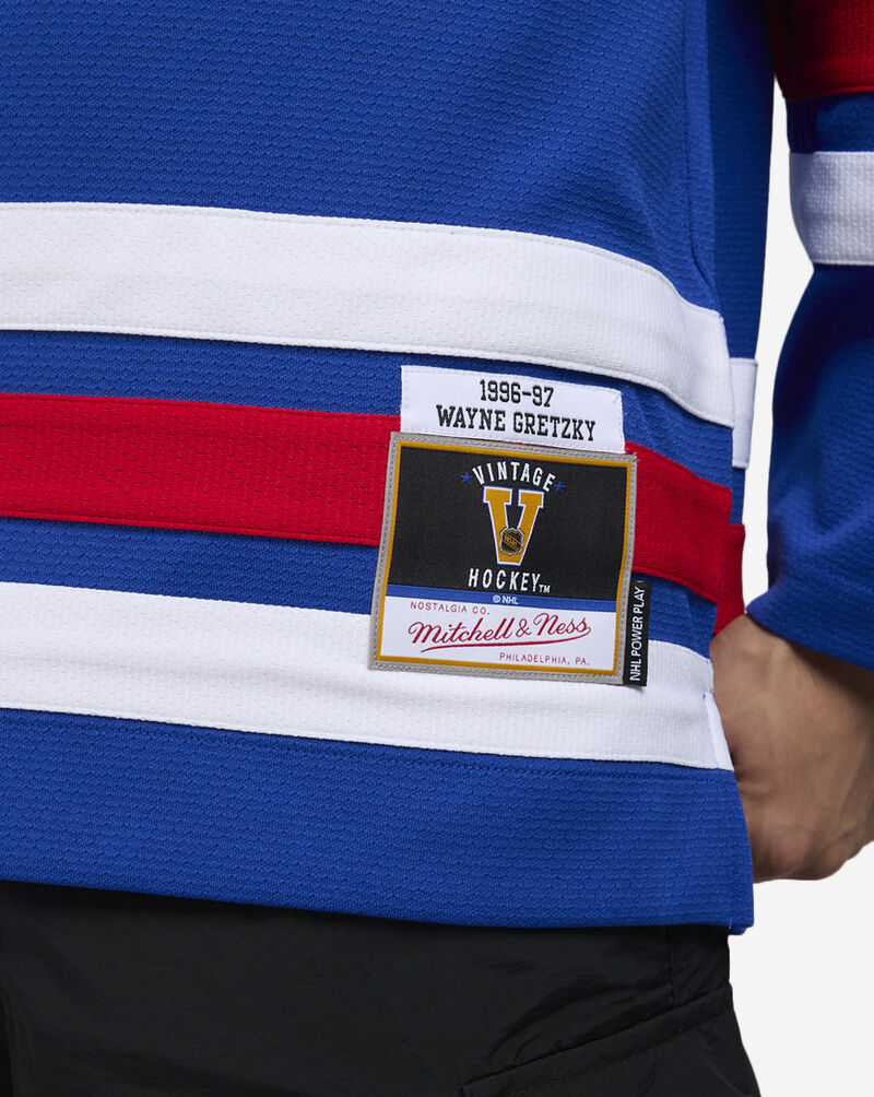 Mitchell  Ness New York Rangers Gretzky Power Play Player Jersey JY8989-NYAROYA Blue 3