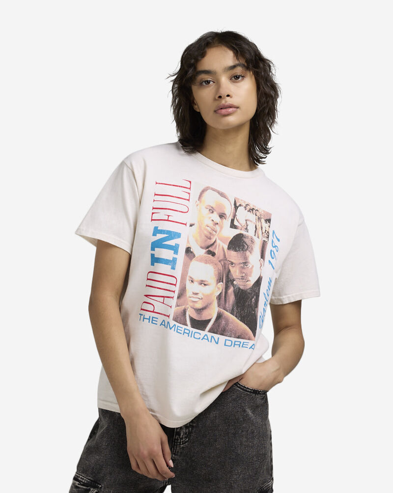 Graphic Tees Paid In Full American Dream Tee PIF001J1062 White 1