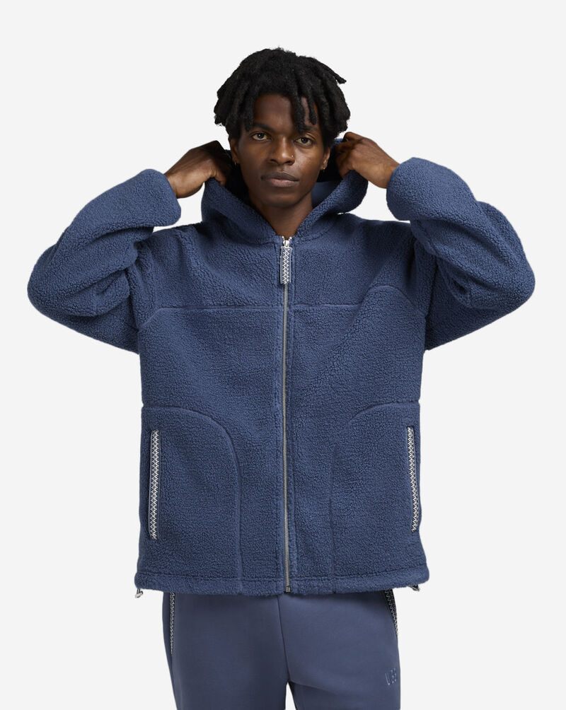 UGG UGGbraid Full Zip Hoodie 1171491-DWV Blue 1