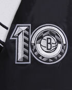 Brooklyn Nets Retro Classic Rib Satin Jacket