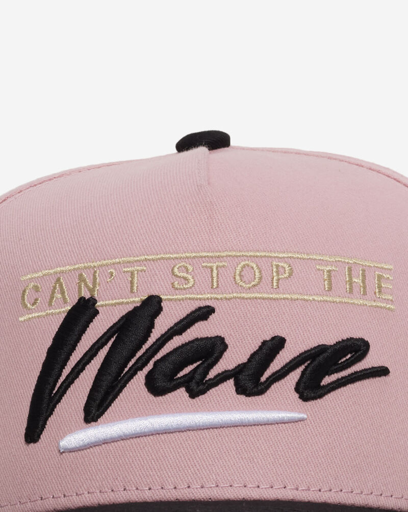 Field Grade Can't Stop The Wave Twill Trucker Hat 1005915 Pink 2