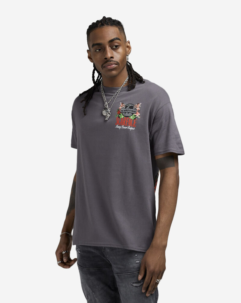 Graphic Tees Scarface World Tee FJ24-23 Black 1
