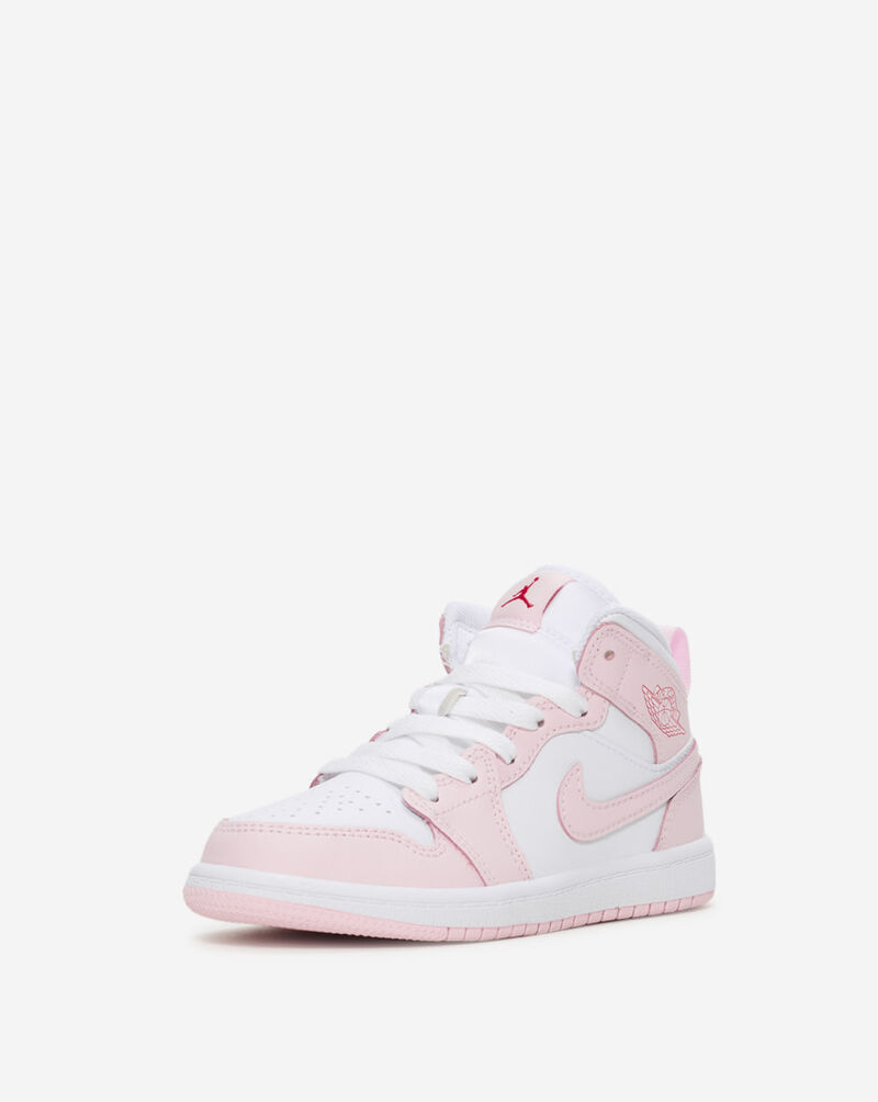 Jordan Little Kids' Jordan 1 Mid DQ8424-608 Pink 2