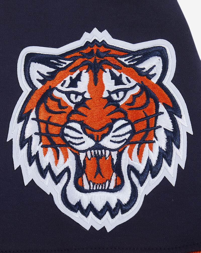 PRO STANDARD Detroit Tigers Classic Chenille Double Knit Short Sleeve Pull Over Hoodie  LDT135076-MDO Blue 4