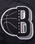 PRO STANDARD Brooklyn Nets Mash Up Rib Satin Jacket BBN6515680-BGY Black 2