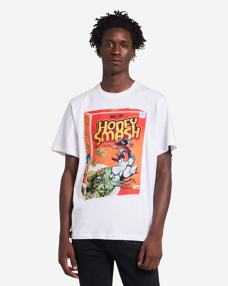 Shop Graphic Tees Honey Smash Tee MBKT011-WHT white | SNIPES USA