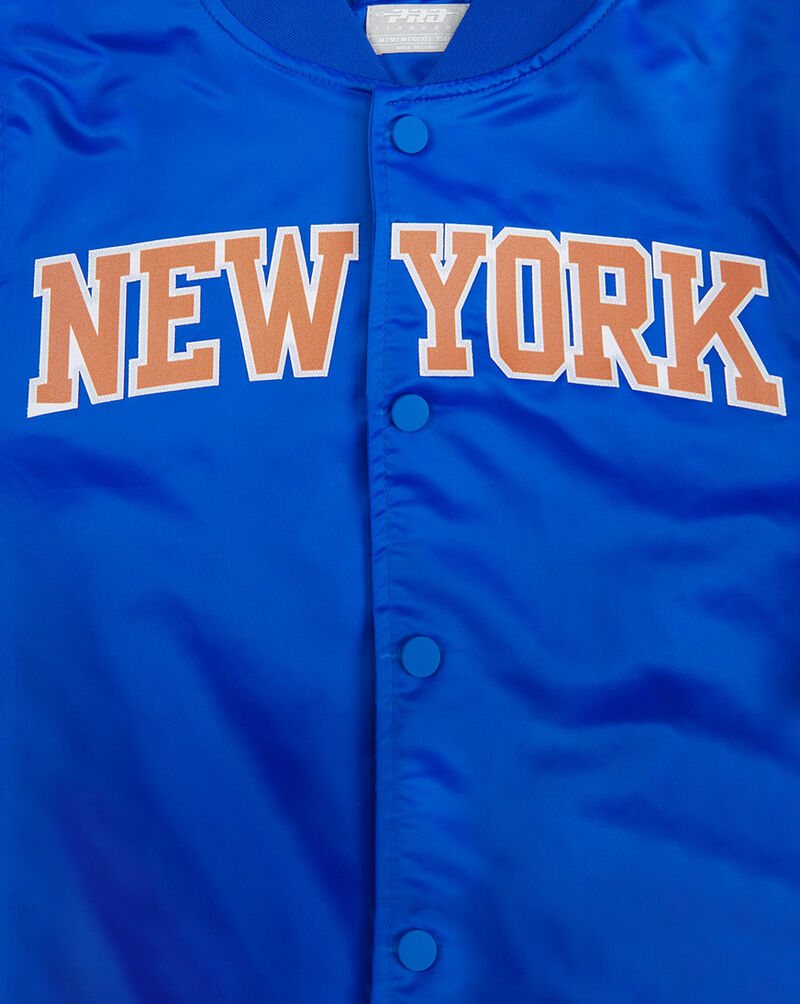 PRO STANDARD Big Boys' New York Knicks Classic Satin Jacket BNKB6516003-RYB Blue 2