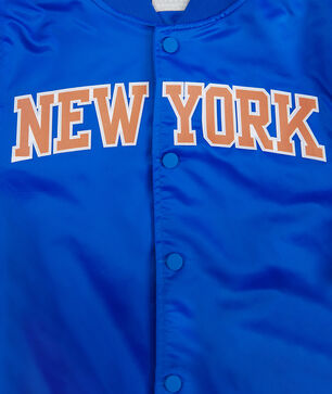 Big Boys' New York Knicks Classic Satin Jacket