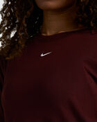 Nike NSW Chill Knit Slim Long-Sleeve Cropped Top HF5322-658 Red 3