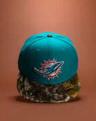 59Fifty Miami Dolphins 2-Tone Camo Fitted Hat