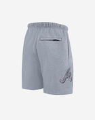 PRO STANDARD Atlanta Braves Neutral Fleece Short  LAB336996-DHG Grey 3