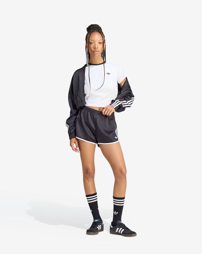 adidas Jennie Layered Tee LD4968-WHTBLK White 3