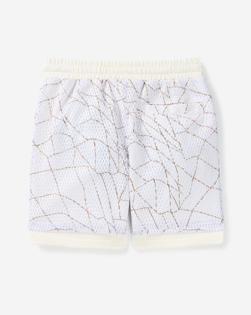 Smoke Rise Kids' Mesh 2Fer Short BFS26S455SN-CHALK White 3