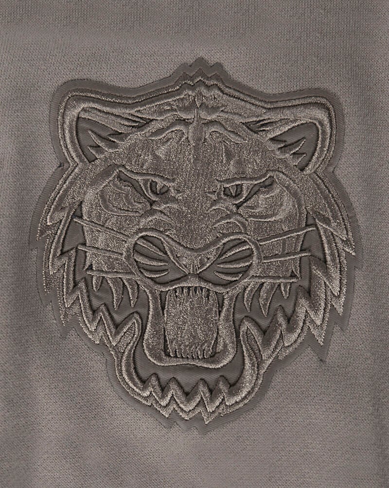 PRO STANDARD Detroit Tigers Neutral Drop Shoulder Fleece Pull Over Hoodie LDT537628-DKT Brown 4