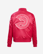 PRO STANDARD Atlanta Hawks Triple Pink Satin Jacket BAHU59238-BPU Pink 2