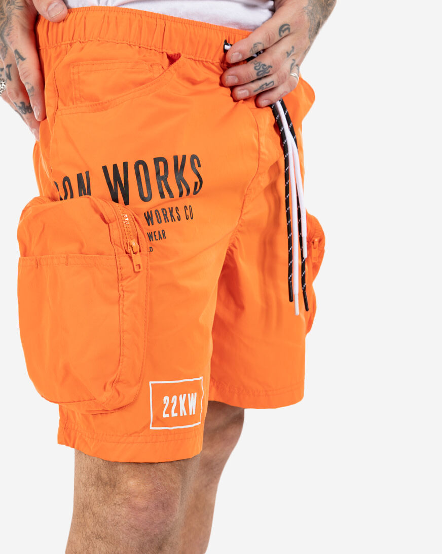 Smoke Rise Nylon Cargo Shorts Mens 