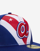 New Era 59Fifty Atlanta Braves Icon Allstar Logo Fitted Hat 60673857 Blue 2