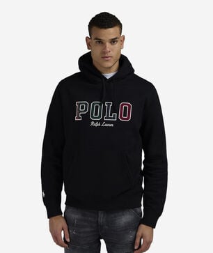 The RL Fleece Plaid-Logo Hoodie