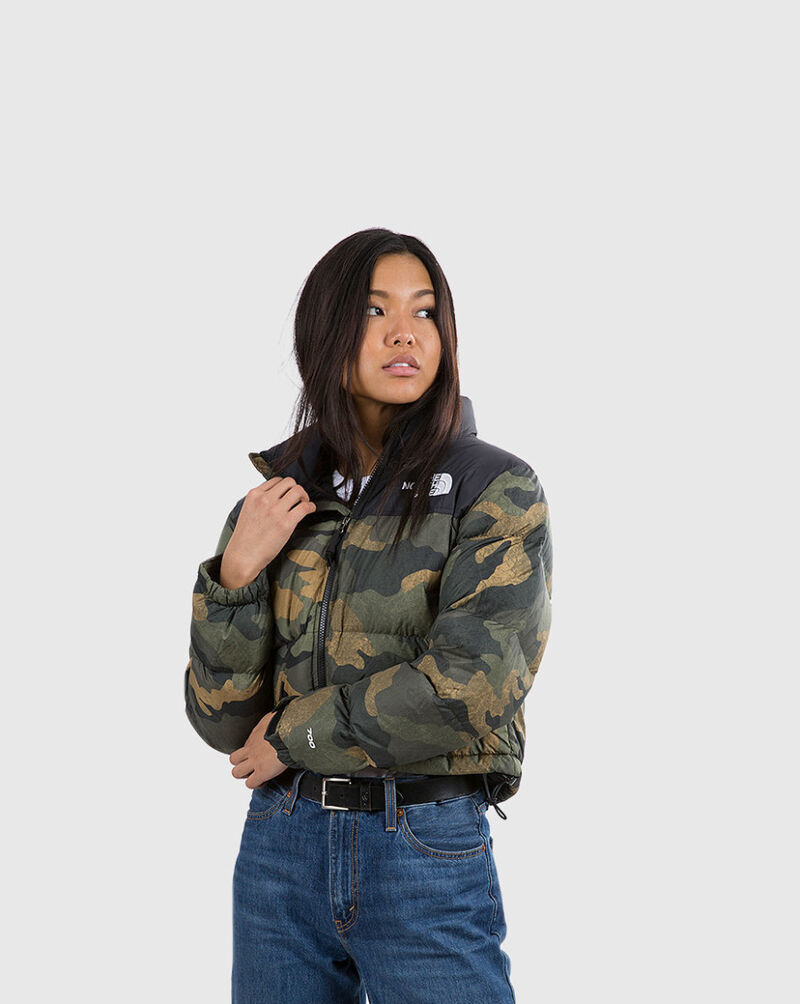 The North Face Nuptse Crop Jacket Womens Clothes Snipes Usa