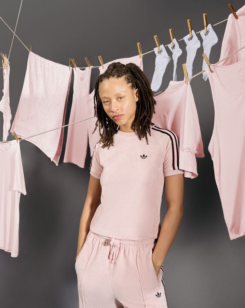 adidas Terry Towel Cali T-Shirt KD1410 Pink 5