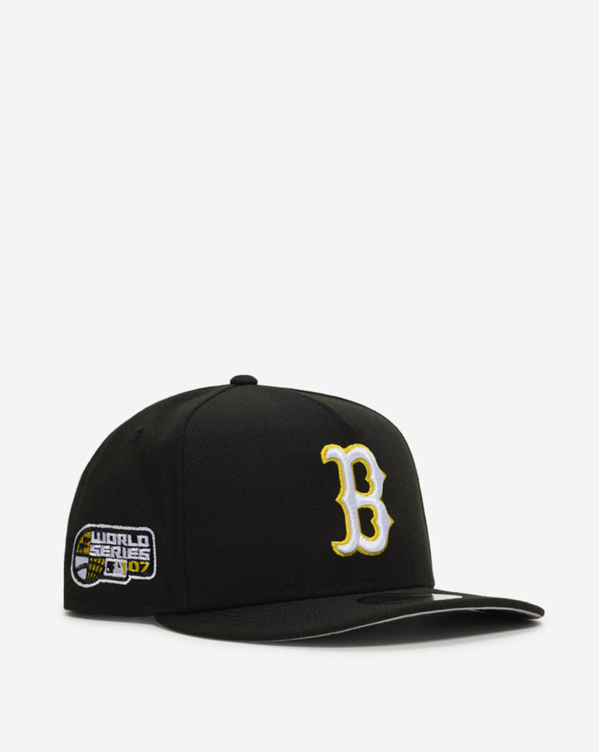 Shop New Era 9Fifty Boston Red Sox Retro Hook A-Frame Snapback Hat