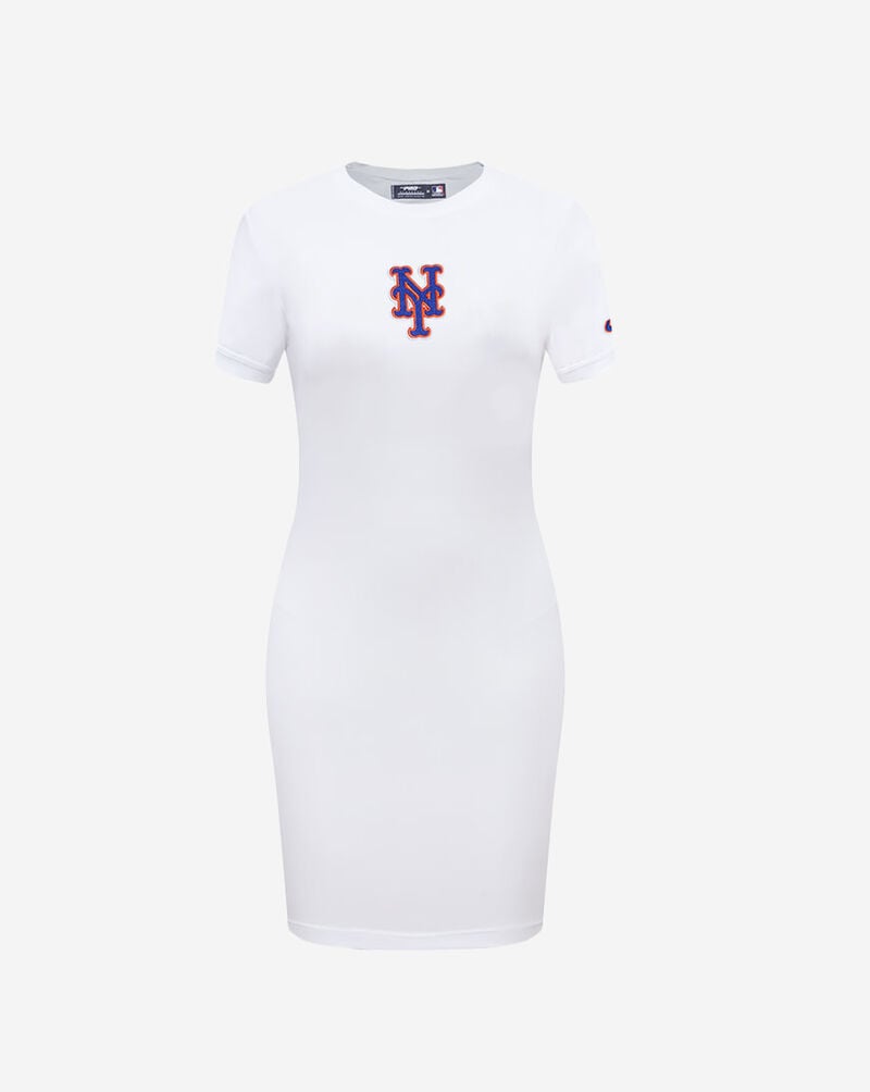 PRO STANDARD New York Mets Classic Body Con Dress LNMB37243-WHT White 1
