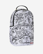 Sprayground Doodles Over Math Homework Backpack B8665 Multi 4