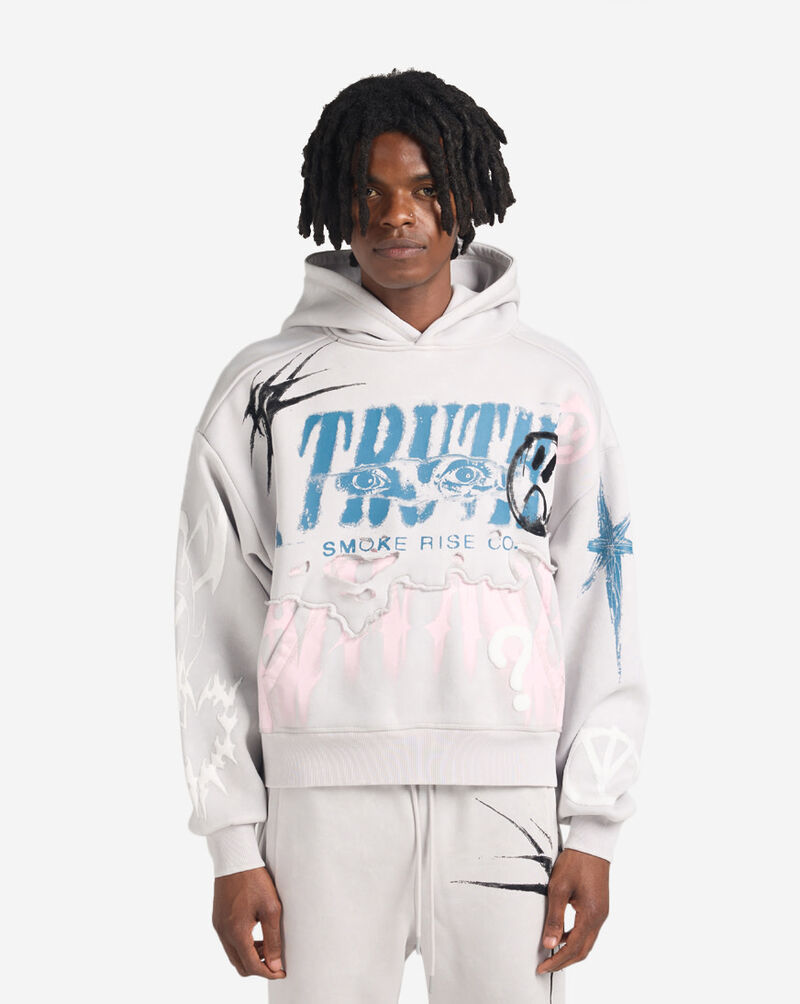 Smoke Rise Truth Hoodie FO26F558SN-MIC White 1