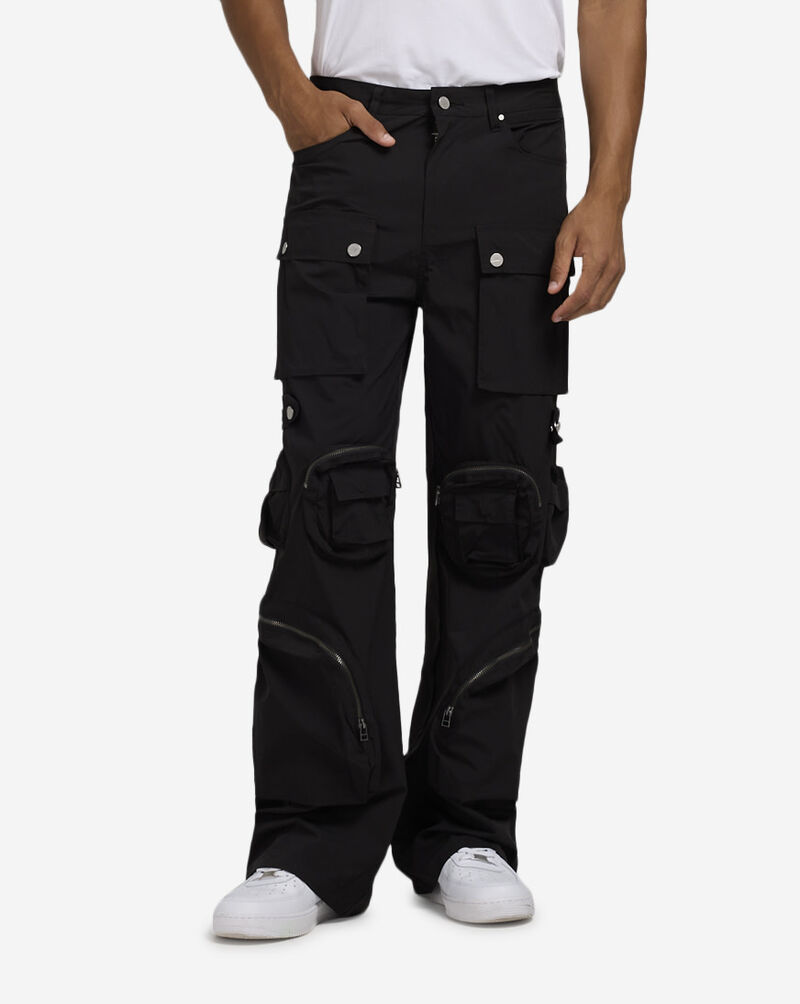 First Row Utility Cargo Pants FRP3022-BLK Black 1