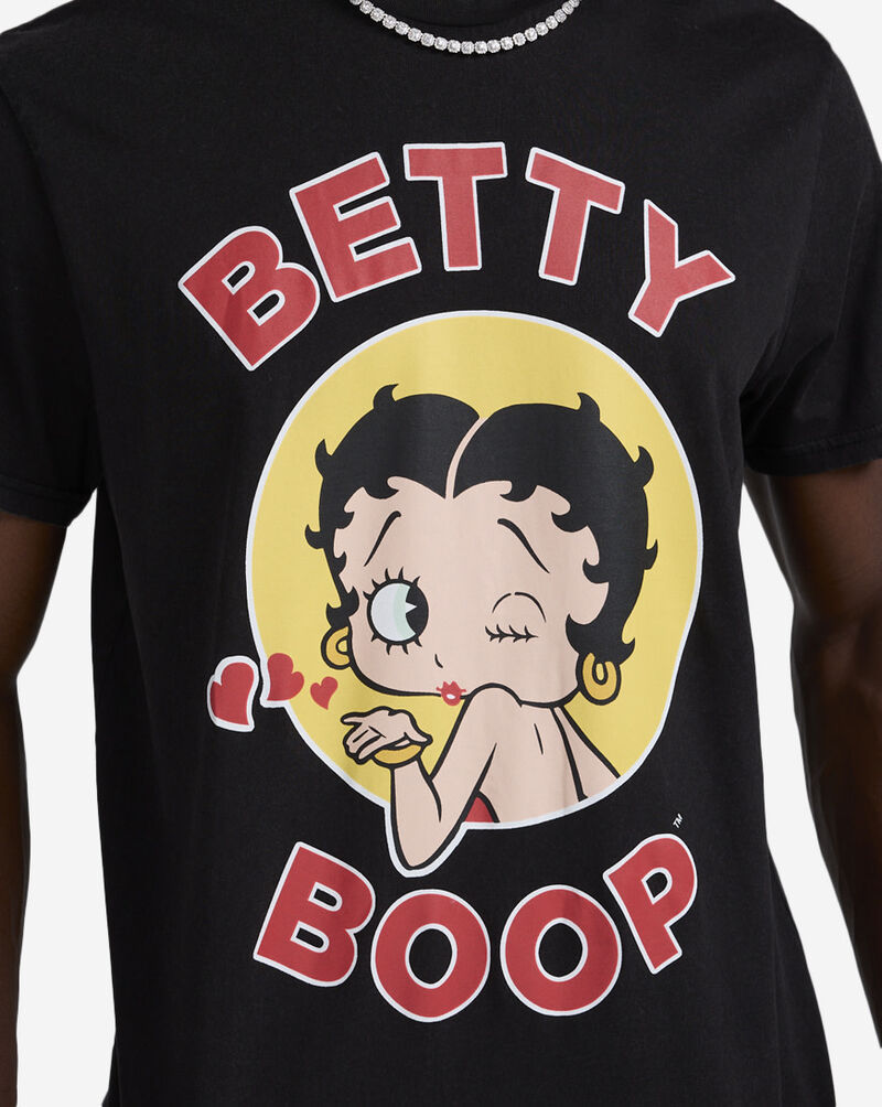 Graphic Tees Betty Boop Wink Kiss Tee MCUS020-US Black 3