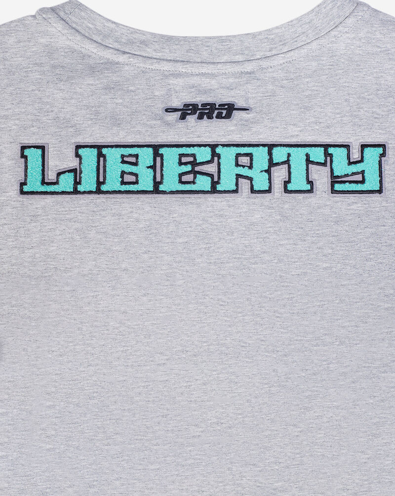 PRO STANDARD New York Liberty Classic Essentials Single Jersey Boxy Tee WNLA70041-HGR Grey 4