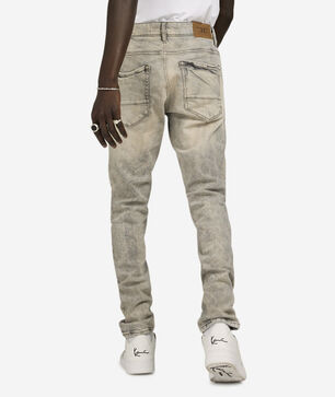 Rip and Repair Straight Jeans