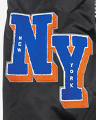 New York Mets Old English Rib Satin Jacket
