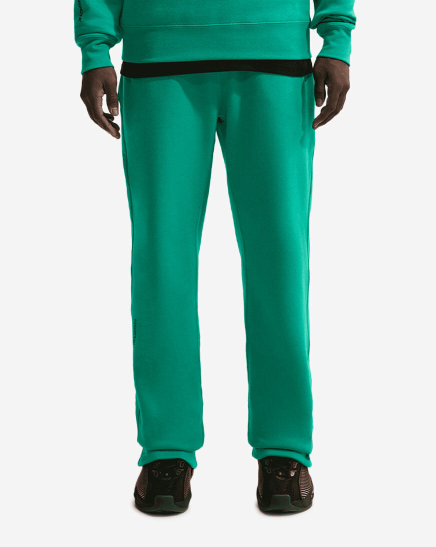 Shop Nike NOCTA Fleece CS Open-Hem Sweatpants FZ4675-370 green