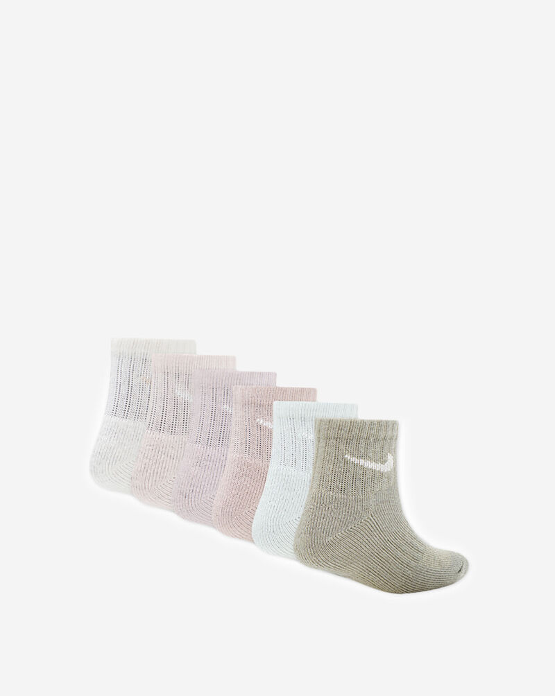 Nike Little Kids' Dri-FIT Performance Basics Quarter Socks UN0018-782 Multi 3