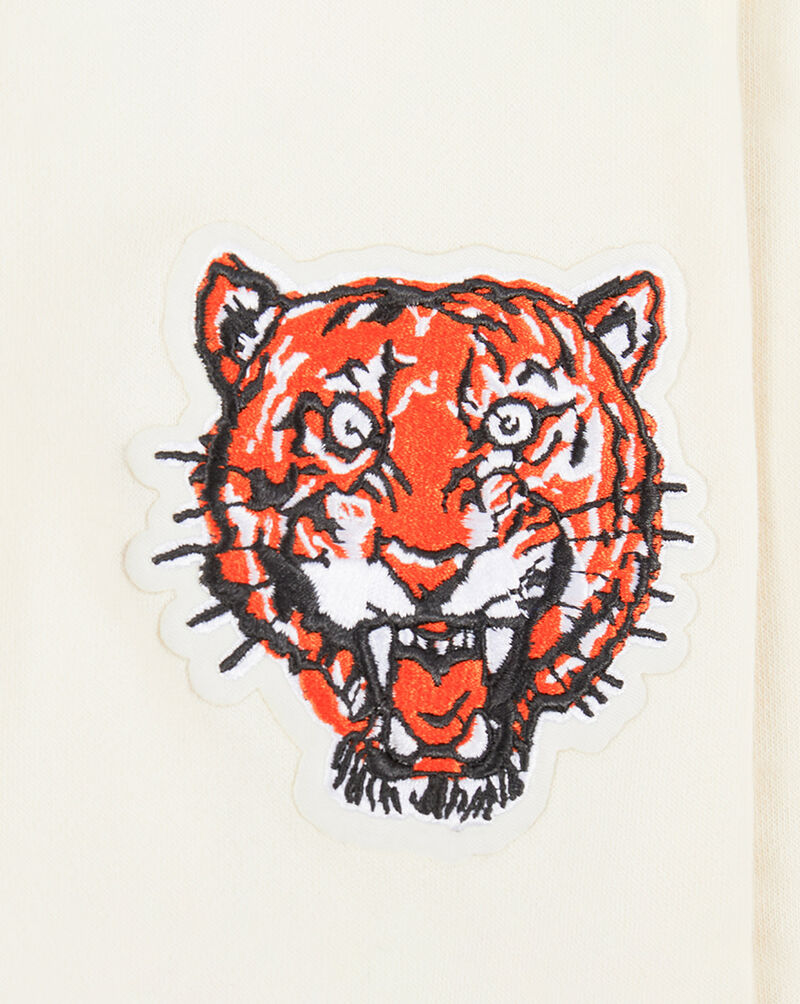 PRO STANDARD Big Girls' Detroit Tigers Retro Classic Rib Fleece Crewneck LDTBC315088-EMN cream 2