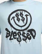 Mister Tee Blessed Smiley Face Tee  MT2558-US-00830 Blue 3