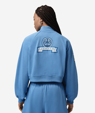 Brooklyn Fleece Cropped 1/4-Zip Top