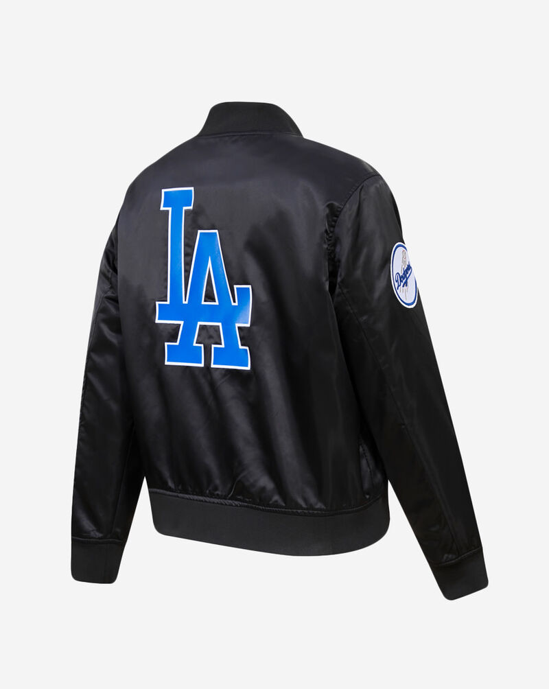 PRO STANDARD Los Angeles Dodgers Classic Satin Jacket  LLDU34419-BLK Black 3