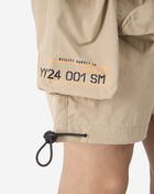 Smoke Rise Nylon Cargo Shorts WS24288SN-KHA Brown 3