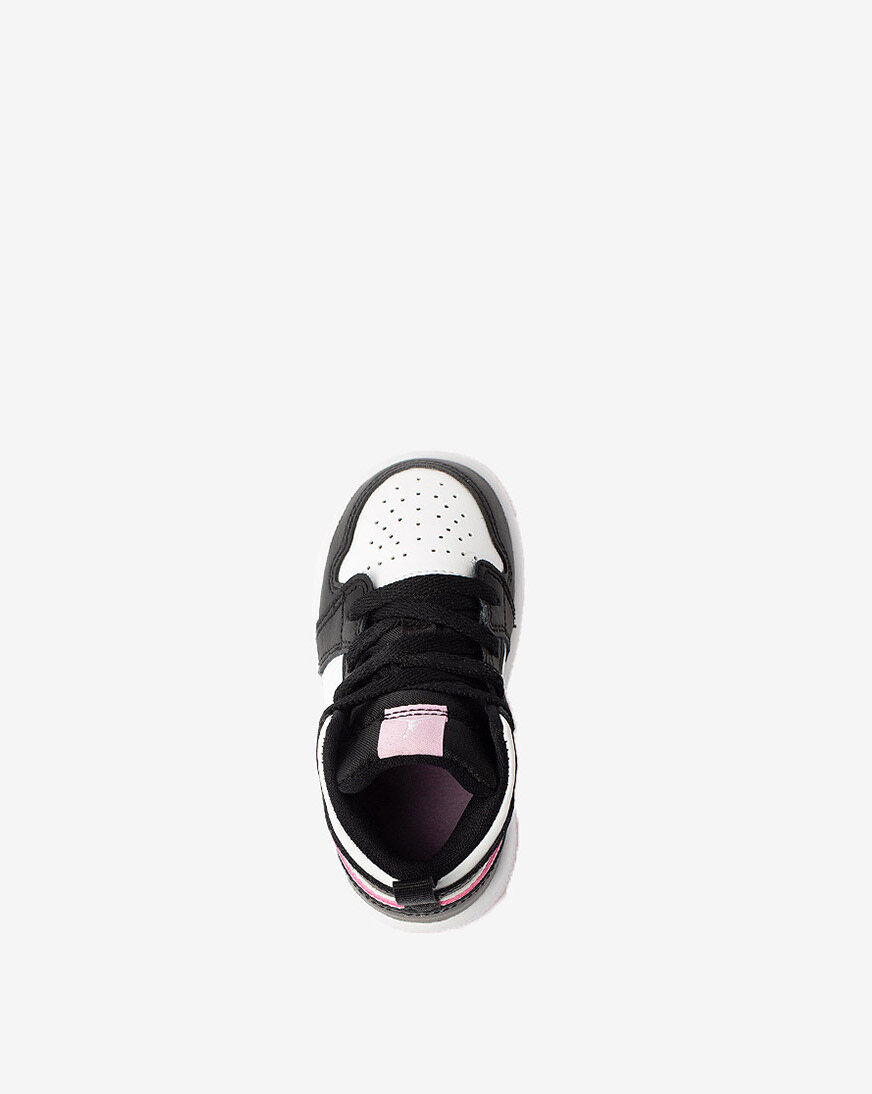 jordan 1 mid white black light arctic pink snipes