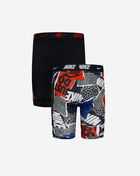 Nike Big Kids' 2PK Printed Long Boxer Briefs 9N1061-R3H Multi 3