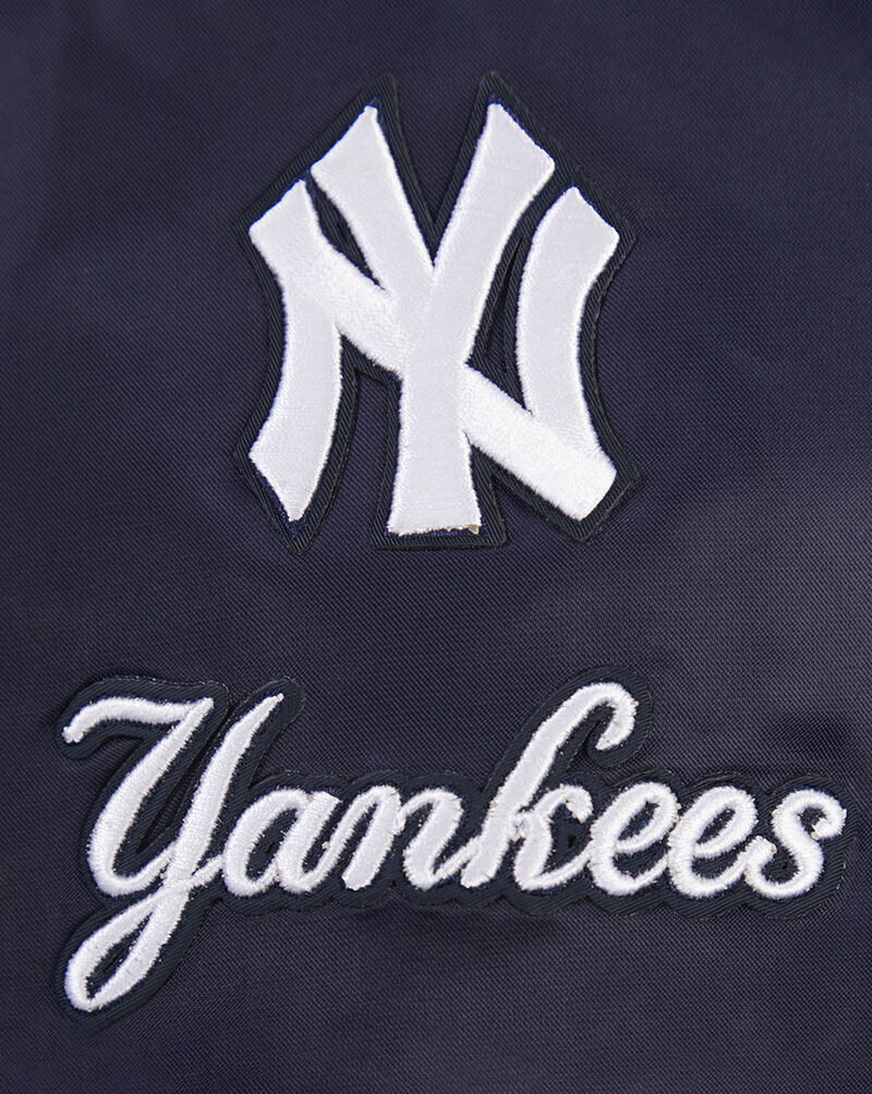 PRO STANDARD New York Yankees Classic Satin Jacket  LNYU34435-MDN Blue 2