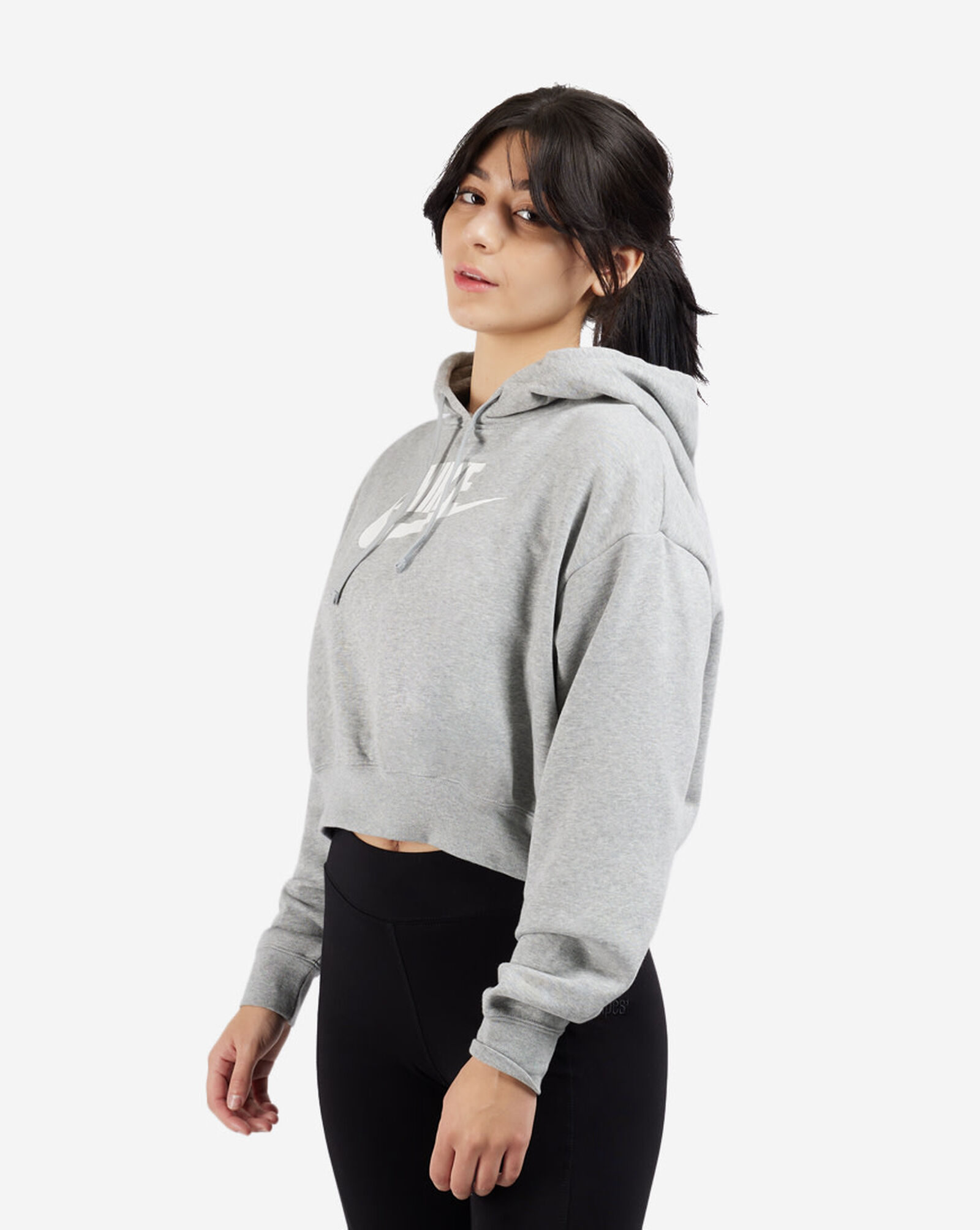 Shop Nike NSW Club Fleece Essential Pullover Hoodie DQ5850063 grey